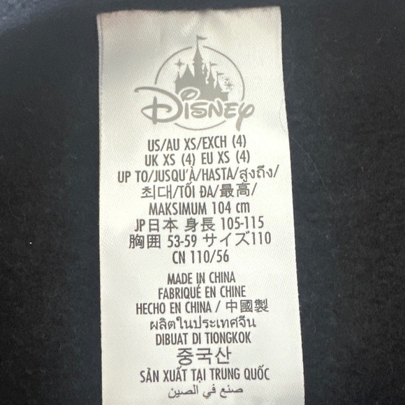 Disney Stitch Black Graphic Sweatshirt Kids XS Colorful Cartoon Pullover - Picture 6 of 8